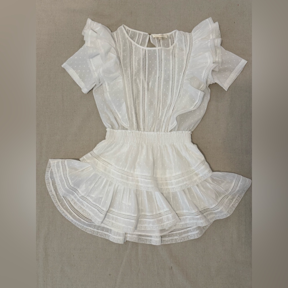 LoveShackFancy Natasha Heritage Mini Dress